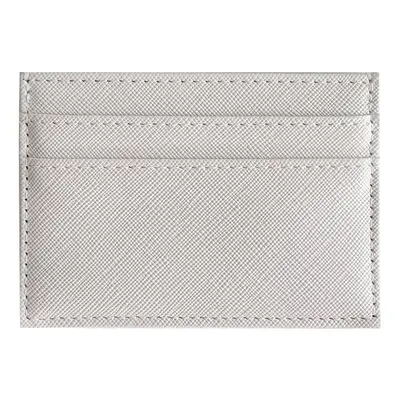 Koženkový mini cardholder Barva (Varianta): saffiano white