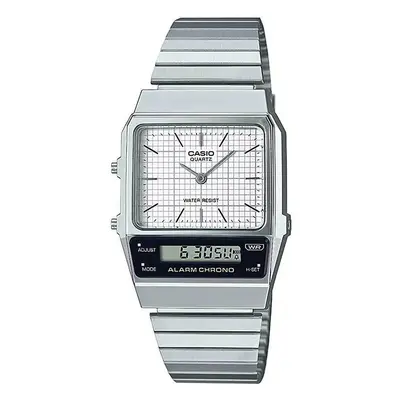 Hodinky UNISEX CASIO Vintage Dual Time AQ-800E-7A + BOX