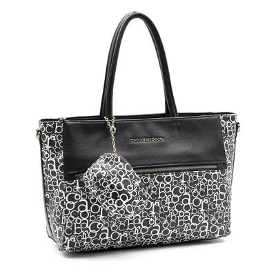 Dámská shopper kabelka RBR910B3201 Roccobarocco Barva: Černá