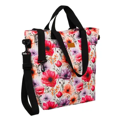 City shopper bag s květinovým vzorem Barva (Varianta): S11