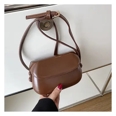 Dámské crossbody pouzdro koženého vzhledu Barva (Varianta): Brown-2