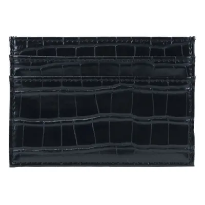 Koženkový mini cardholder Barva (Varianta): croco black