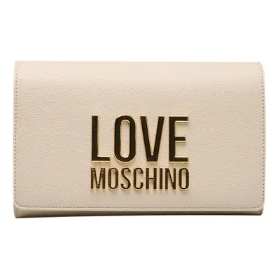 Dámská kabelka přes rameno JC4127PP1HLI Love Moschino Barva: Bílá, Hnědý