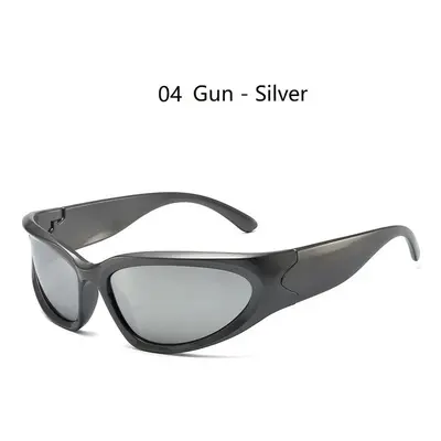 Sluneční brýle 90-tá léta Barva (Varianta): 04 Gun - Silver