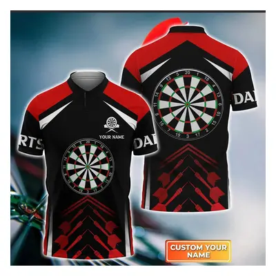 Tričko s 3D potiskem pro tým Darts s lebkou CS459