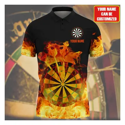 Tričko dres pro tým Darts s ohněm 3D potisk CS458