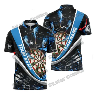 Polo košile pro hráče Darts s vlastním jménem 3D CS474