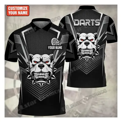 Tričko Darts pro tým s jménem 3D potisk CS497