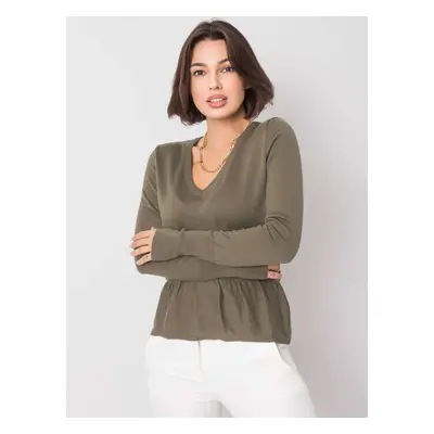 Dámská halenka 259-BZ-22513.73- Barva: Khaki