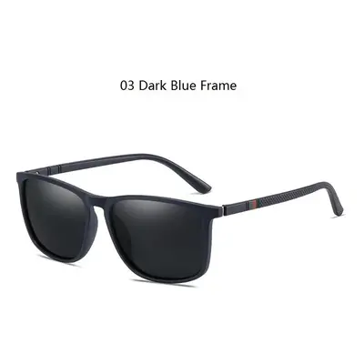 Pánské tmavé brýle s hranatými očnicemi Barva (Varianta): 03 Dark Blue Frame