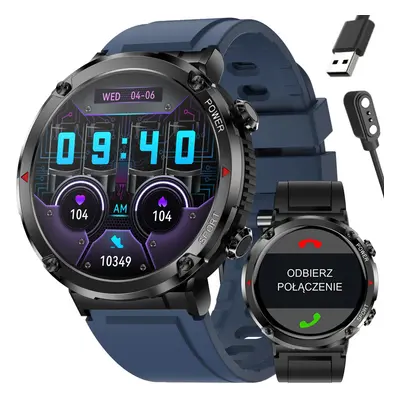 SMARTWATCH Pánské GRAVITY GT21-1 TOOTH CALL, DODATEČNÝ PÁSEK (sg025a) Barva (Varianta): tay-5139