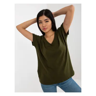 Dámské tričko RV-TS-4832.30- Barva: Khaki