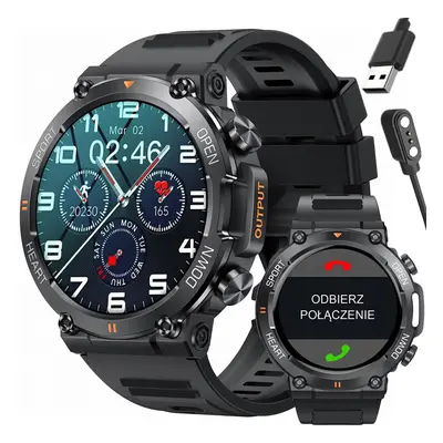 SMARTWATCH Pánské GRAVITY GT7-3 PRO - VOLÁNÍ, Pulzní oxymetr (sg018c) Barva (Varianta): tay-2429