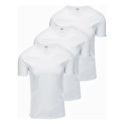 Men's plain t-shirt - mix 3-pack Z29 Barva: Smetanová