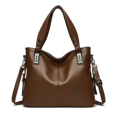 Dámská kabelka shopper FL919 Barva (Varianta): Dark-brown