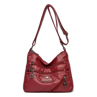 Dámská kabelka crossbody FL888 Barva (Varianta): Vínová