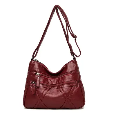 Dámská kabelka crossbody FL918 Barva (Varianta): Vínová