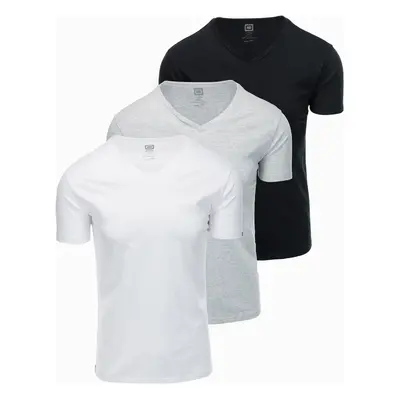 Men's plain t-shirt - mix 3-pack Z29 Barva: Šedá