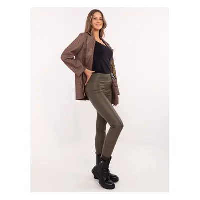 Dámské legíny NM-LG-TR1853.23 Barva: Khaki