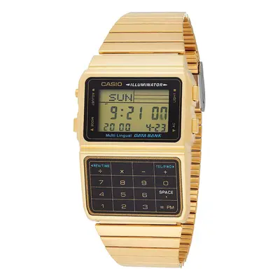 Pánské hodinky CASIO VINTAGE DATABANK DBC-611G-1 (zd163a) + BOX