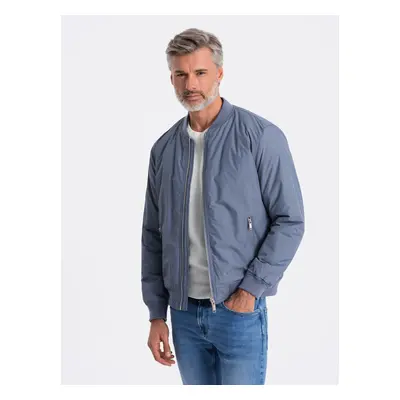 Men's bomber jacket - V2 C538 Barva: Modrá