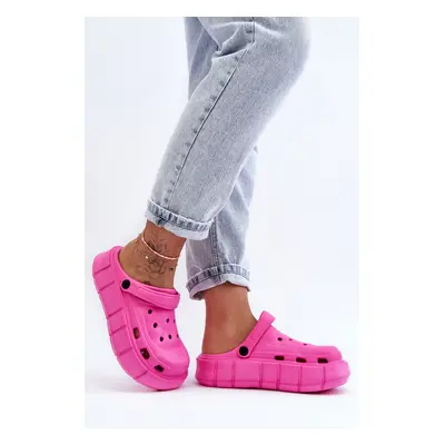 Dámská pěnová platforma Crocs Beckett Barva: Růžová