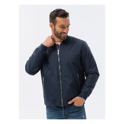 Men's bomber jacket - V2 C538 Barva: Tmavě Modrá