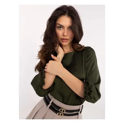 Dámská halenka LK-BZ-509950.89 Barva: Khaki