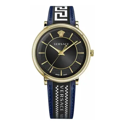 Pánské hodinky VE5A01521 Versace Barva: Modrá