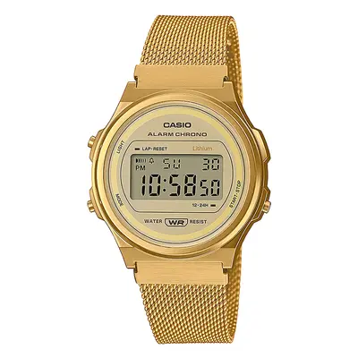 Dámské hodinky Casio Vintage 37mm A171WEMG-9A + BOX (zd645a)