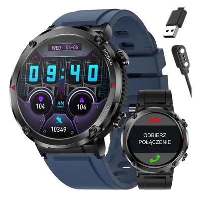 SMARTWATCH Pánské GRAVITY GT21-1 TOOTH CALL, DODATEČNÝ PÁSEK (sg025a) Barva (Varianta): tay-5139