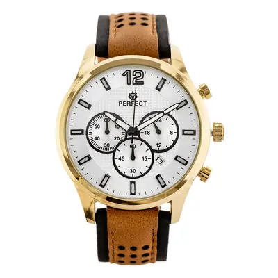 Pánské hodinky PERFECT CH01L - CHRONOGRAF (zp354a) + BOX Barva (Varianta): tay-18386-uniw