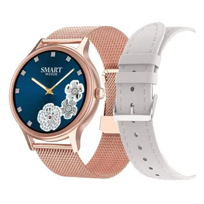 Dámské chytré hodinky SMARTWATCH PACIFIC 18-1 - NÁRAMEK + PASEK: Rosegold (sy015a) Barva (Varian