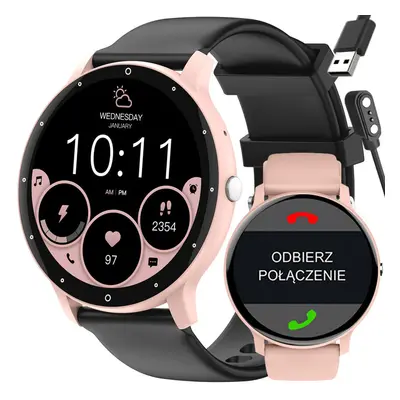 SMARTWATCH UNISEX GRAVITY GT1-1 PRO - VOLÁNÍ BLUETOOTH, DODATEČNÝ PÁSEK (sg027a) Barva (Varianta