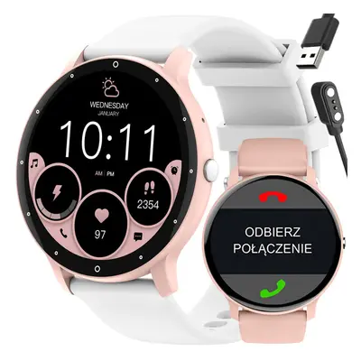 SMARTWATCH UNISEX GRAVITY GT1-1 PRO - VOLÁNÍ BLUETOOTH, DODATEČNÝ PÁSEK (sg027a) Barva (Varianta