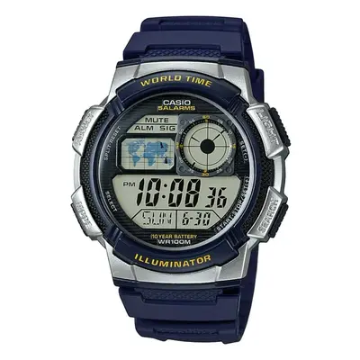 Pánské hodinky CASIO AE-1000W-1AV - WORLD TIME + BOX Barva (Varianta): tay-8550-uniw