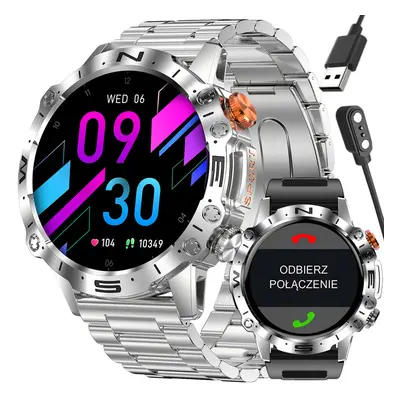 SMARTWATCH Pánské GRAVITY GT20-1 - AMOLED, DODATEČNÝ PÁSEK (sg024a) Barva (Varianta): tay-50602-