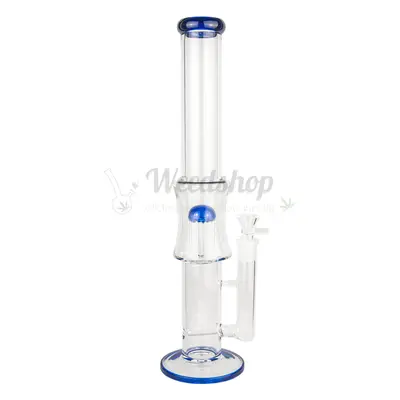 WeedShop Skleněný bong 8-arm 45 cm - různé barvy Barva: Modrá