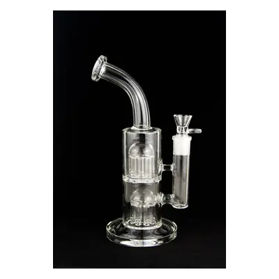 WeedShop Skleněný bong s 2x 8-arm perkolátorem