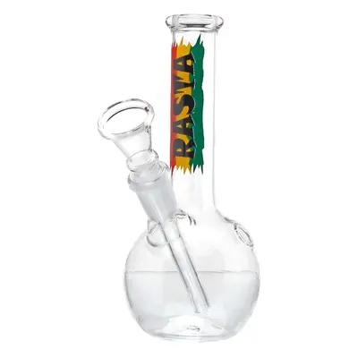 Skleněný mini bong Rasta 16 cm