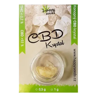 CBD krystal 93% od Happy seeds Váha: 0,5 g