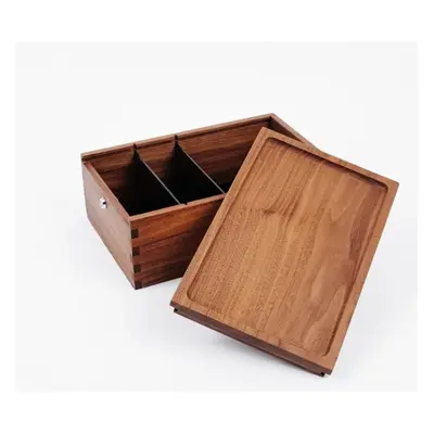 Marley Natural Lock Stash Box Black Walnut