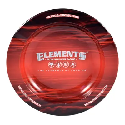 Elements Red kovový popelník s magnetem