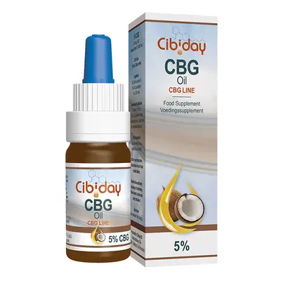 Konopný 5% CBG olej Cibiday 0,2 % THC 10 ml