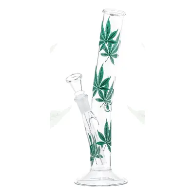 Skleněný rovný mini bong hemp 26 cm