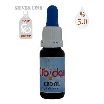 Konopný 5% CBD olej Cibiday 0,2 % THC 10 ml