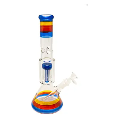 WeedShop Barevný skleněný ice-bong 8-Arm 30 cm