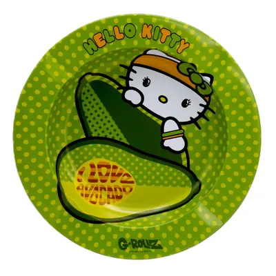 G-ROLLZ Kovový popelník Hello Kitty - Avocado