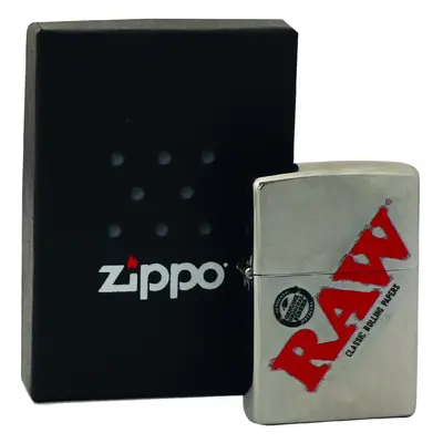 Benzínový zapalovač Zippo RAW Varianty: RAW Silver