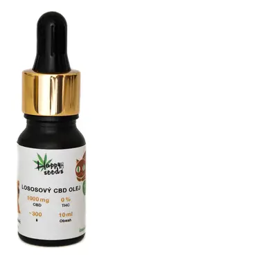 Happy seeds Lososový CBD olej pro zvířata 10% Obsah: 10 ml